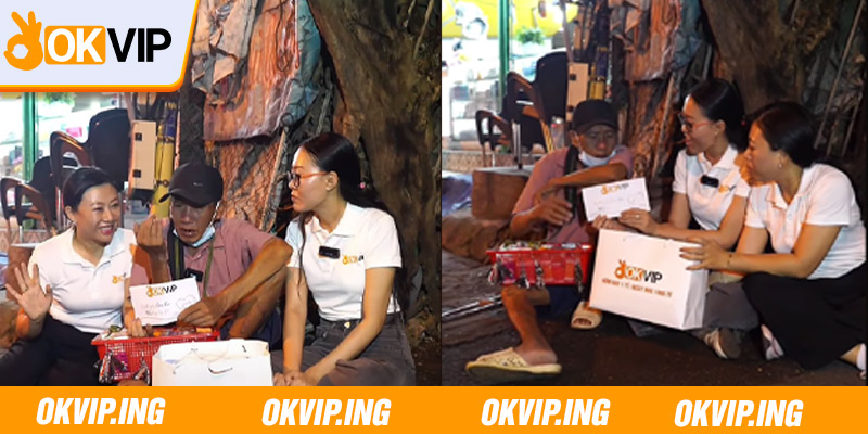 OKVIP muốn chia sẻ tình yêu thương đến mọi hoàn cảnh khó khăn