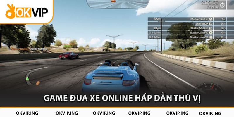 Game đua xe online hấp dẫn thú vị
